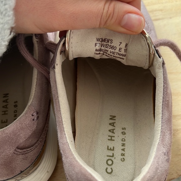 Cole Haan Grand mauve Suede Shoes - Picture 6 of 9